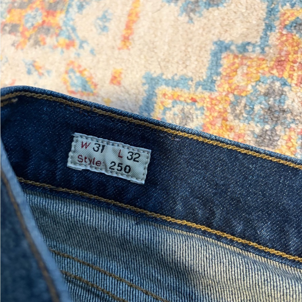 Jcrew 250 stretch straight leg dark denim jeans - Picture 3 of 8